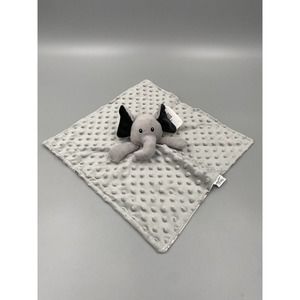 Boritar Gray Elephant Lovey Plush Baby Security Blanket Minky
